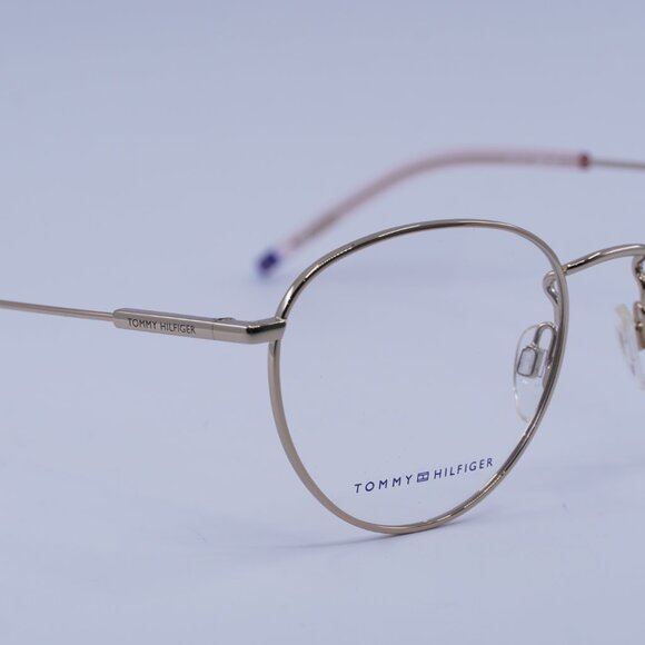 Tommy Hilfiger TH 1727 0DDB 00 Eyeglasses Gold 52mm Geometric Frame - Picture 2 of 11